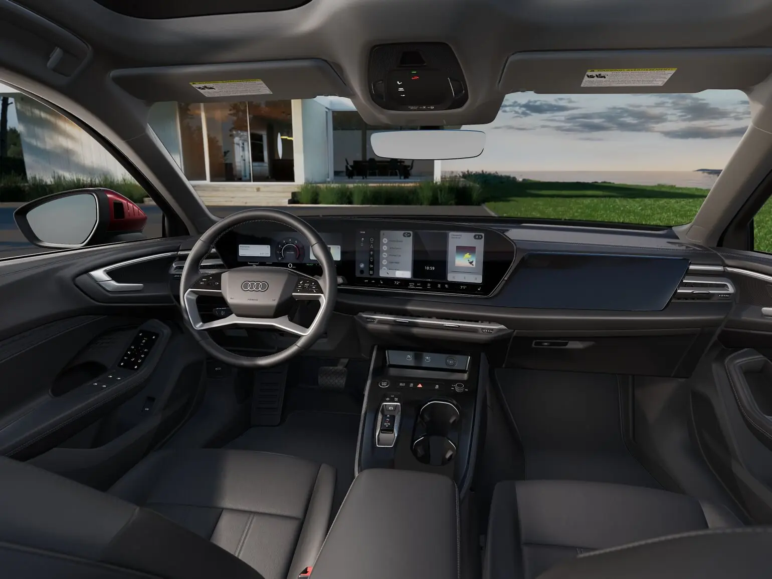 Intérieur avant de l'Audi A5